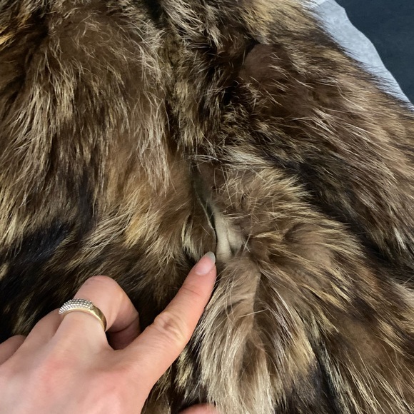 Vintage brown multi Fur Coat - Picture 10 of 11